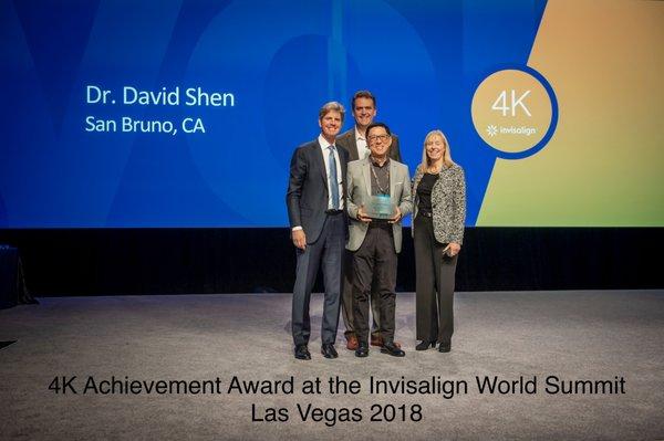 4K Achievement Award Invisalign Summit, Las Vegas 2016