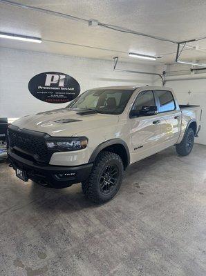 3M Ceramic IR Window Tint installed 2025 Ram Rebel