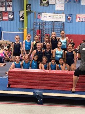 2019 Region 7 level 8-10 clinic at Gymland