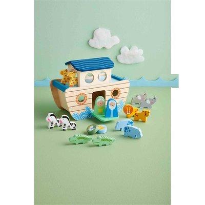 Noahs Ark Wooden Toy Set. Great for an birthday, baptism or Christmas gift