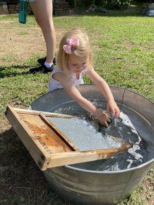 Old fashioned washing machine