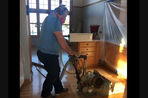 Hardwood floor water damage repair in Rochester, MN