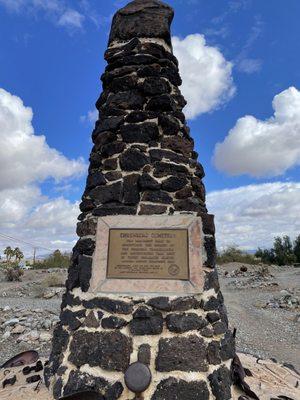 Entrance monument & plaque