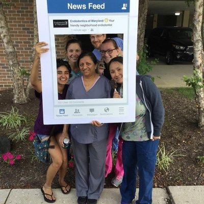 When our friends at Endodontics of Maryland treated us to a summer surprise visit :)