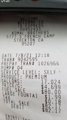 Thank you corrupt Governor Newsom for making gas  unaffordable for everyone except the elites and special interests.