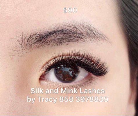 $90 for Full set Of Volume Lashes