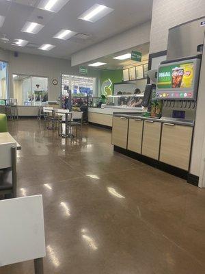 Subway inside Walmart