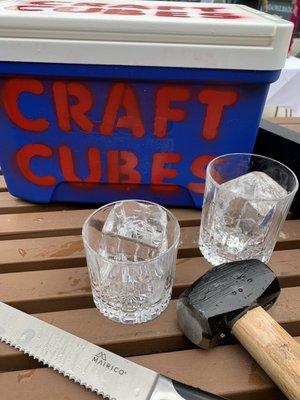 $1 Craft-Cube. Cut daily for our guests