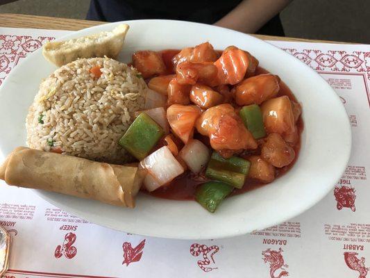 Sweet and sour chicken