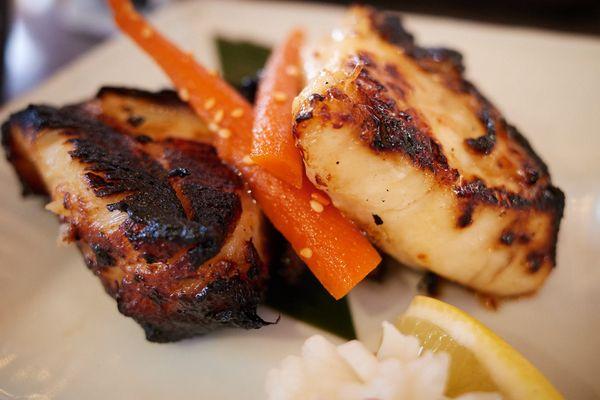 Grilled misoyaki Chilean sea bass