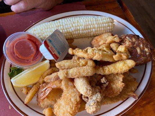 Seafood platter