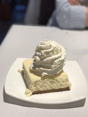 Cheeeese Cake with whipped cream tower