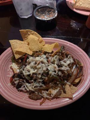 Lunch Fajita Nachos