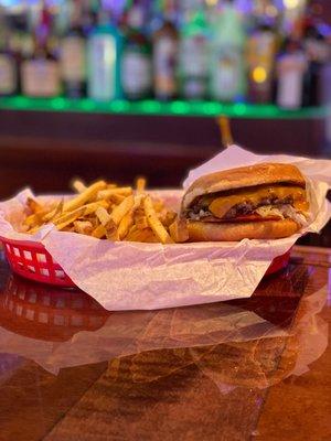 Angel Cheeseburger & Fries