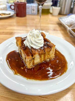 Bananas Foster Bread Pudding Special