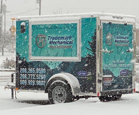 No matter the weather, you can always count on Trademark Mechanical to get the job done!