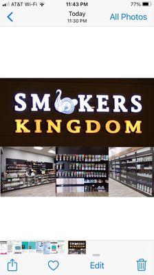 Smokers Kingdom  Your one stop shop store  Vape, cigars, cigarettes, accessories and so much more.