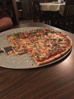 XL pizza 18 inches