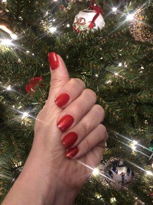 Christmas nails by Mary