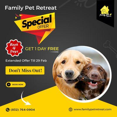 Pets Phone: (832) 764-0904
Visit Us:  https://familypetretreat.com/
19417 Haude Rd, Spring, TX 77388