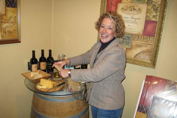 A proper wine tasting session should never run out of cheese!