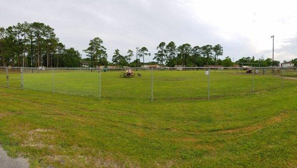 Panoramic view from the parking lot