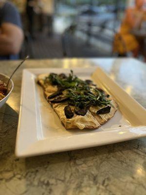 Portobello Goat Cheese Flat Bread