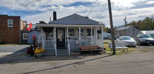 Front of diner