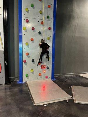 Climbing walls rock !!