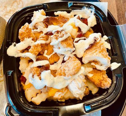 Chicken Bacon Ranch Loaded Fries