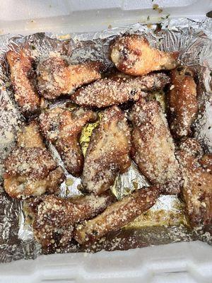 Garlic parm wings