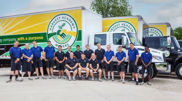 Our team of professional movers and trucks!