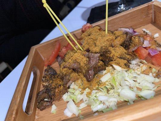 Beef suya