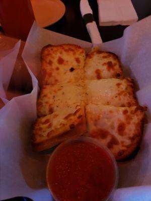 Cheesy garlic bread