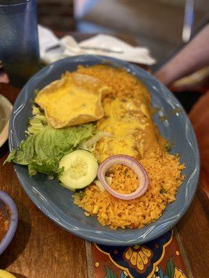 Beef Fijita Enchiladas