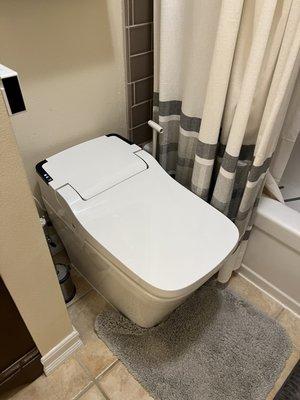 Tankless toilet