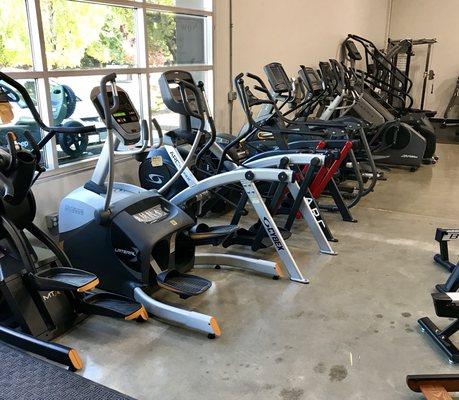 Best selection of quality ellipticals and cross-trainers!