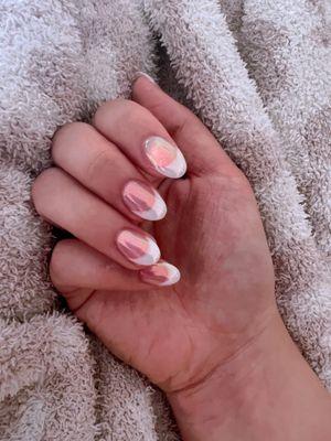 SNS Chrome Manicure