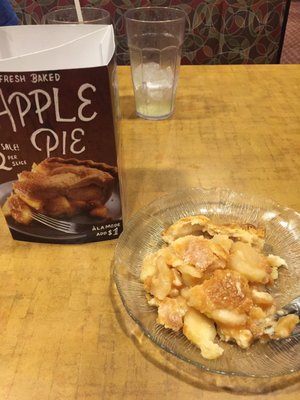 Apple pie seriously sad.