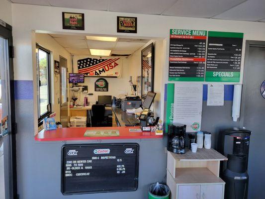 Cashier desk