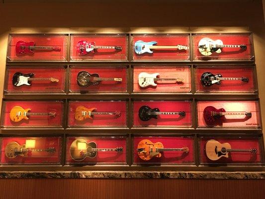 Guitar display @ Silver Creek Event Center.