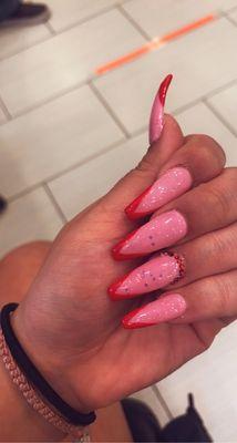 Valentines nails