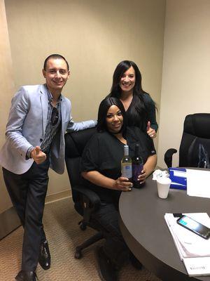 Congratulations to Valerie!! First time home buyer!!