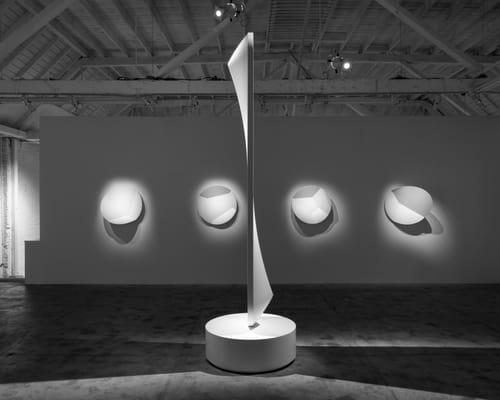 past exhibition: Philip K Smith III light and shadow works.