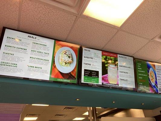 Menu updated 7/19/24