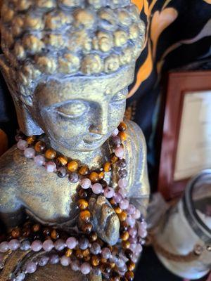 Mala Beads
Used as a meditation garland to assist the mind in focusing during meditation and citing affirmations.