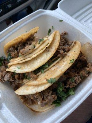 Steak street tacos