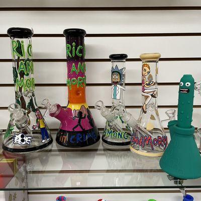 Rick and Morty Collection water pipes