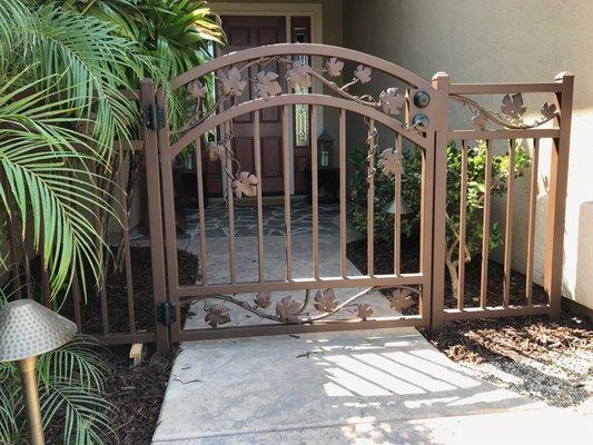 Ornamental Iron Gate for Katy M.