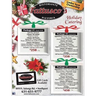 Our Holiday Catering Packages